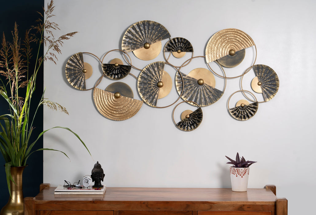 Abstract Circular Metal Wall Art Decor