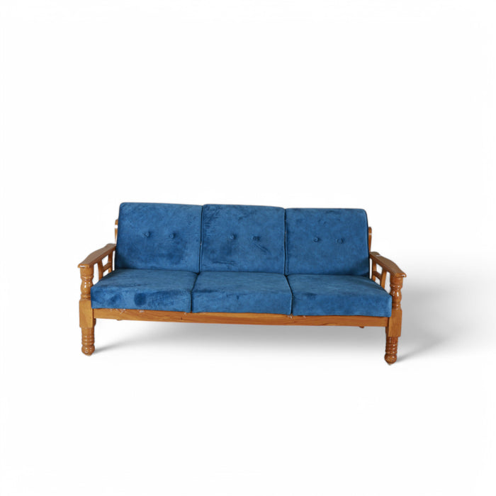 Wooden 3-Seater Sofa