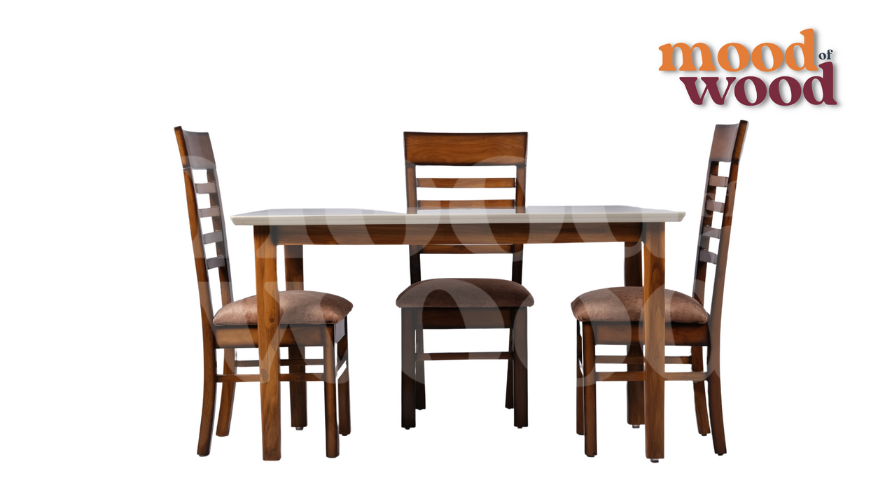 Dining Table Set with 4 Chairs