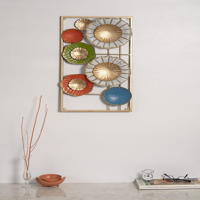 Multicolor Floral Wall Art Panel Decor