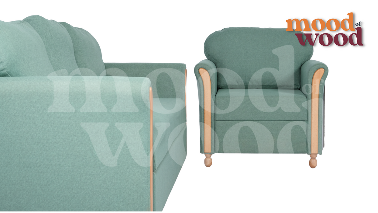 Green Sofa Set 3+1