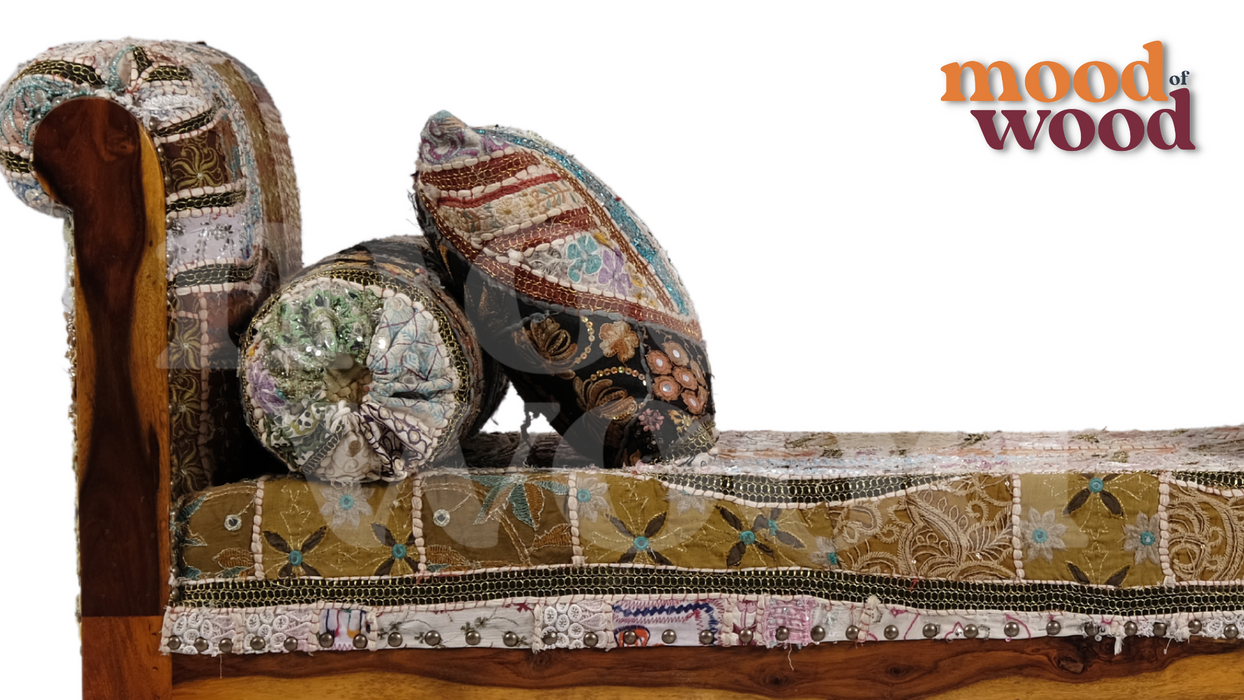 Full Rajwadi Style Wooden Couch