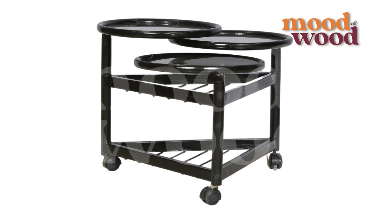 Multi-Level Round Glass Coffee Table
