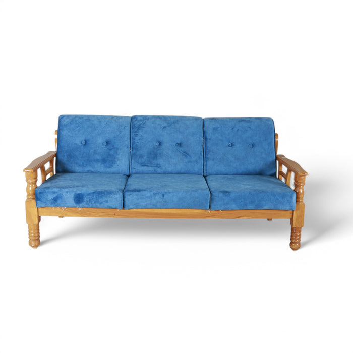 Wooden 3-Seater Sofa