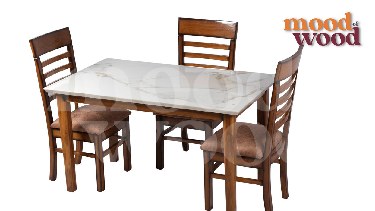 Dining Table Set with 4 Chairs