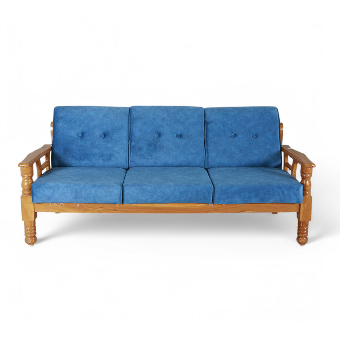Wooden 3-Seater Sofa