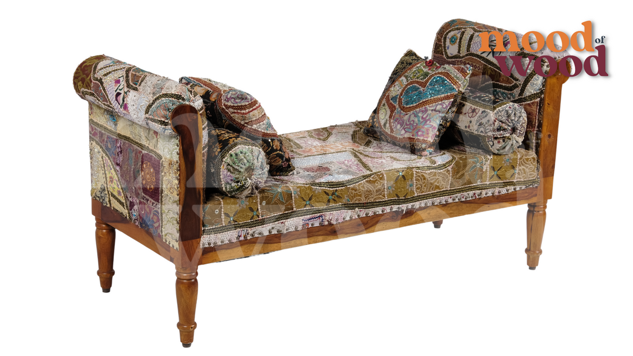 Full Rajwadi Style Wooden Couch