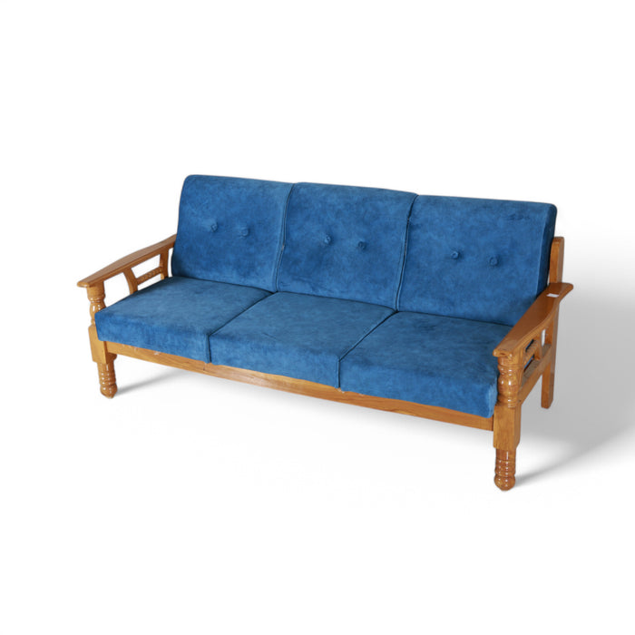 Wooden 3-Seater Sofa