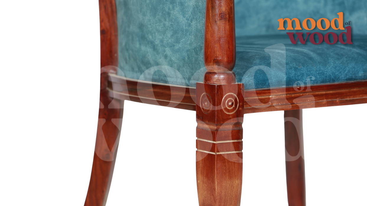 Wooden Coffee Table and Armchair Set