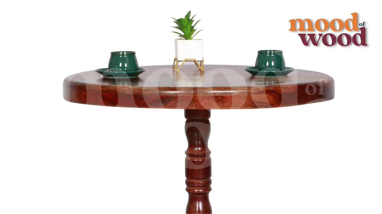 Wooden Coffee Table and Armchair Set