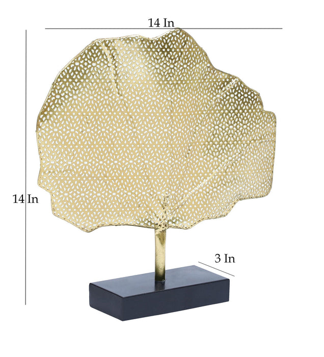 Golden Leaf Table Décor Small