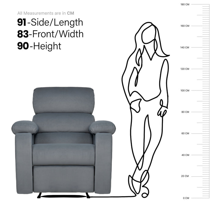 Urbania Rocking Revolving Recliner Chair