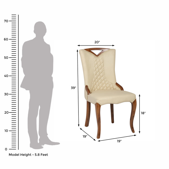 Elegant design Cream Chair