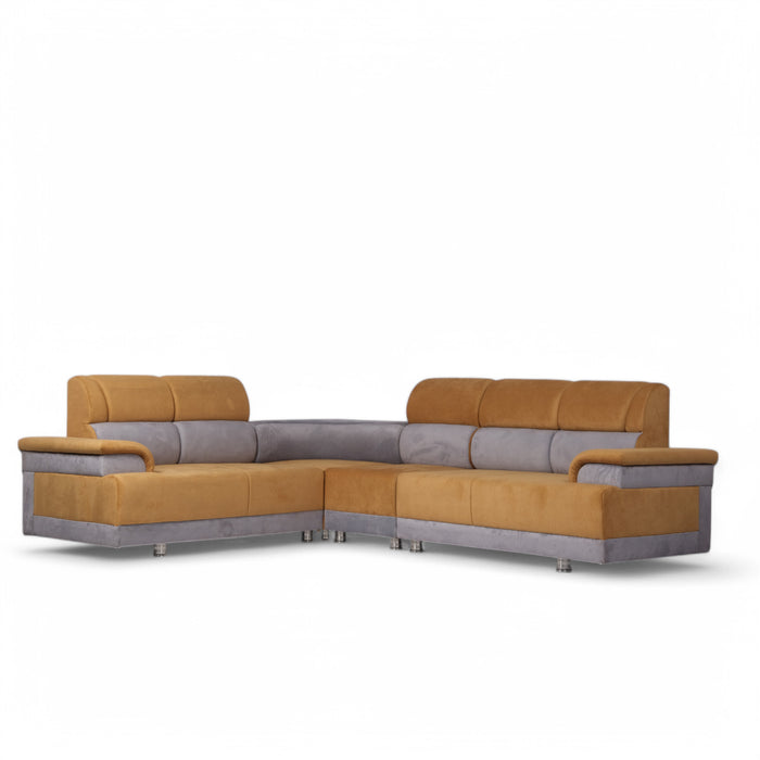 Italia Sofa Set Orange Gray Colour By Mood Of Wood