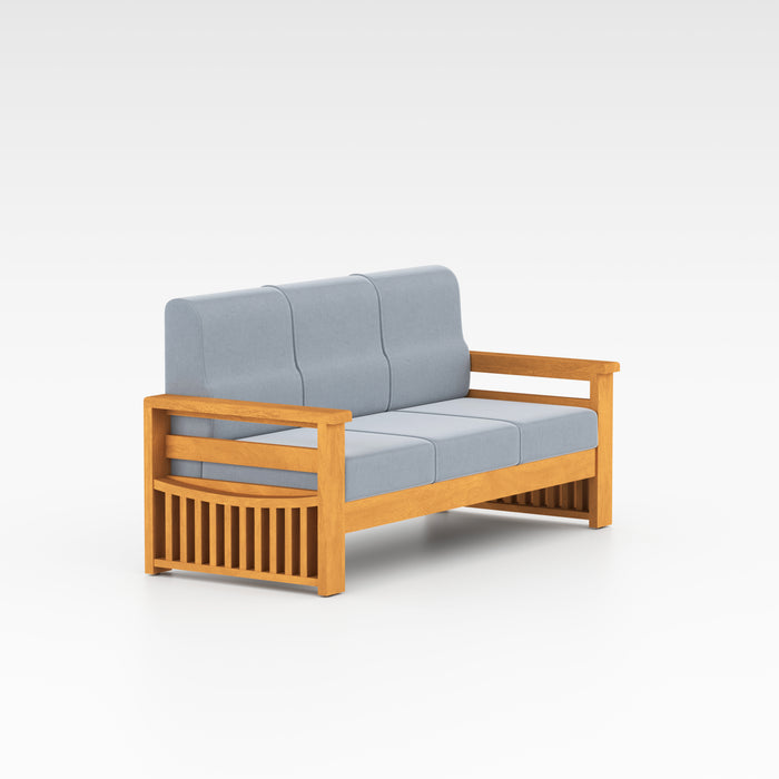 Wooden 3+2 Seater Sofa