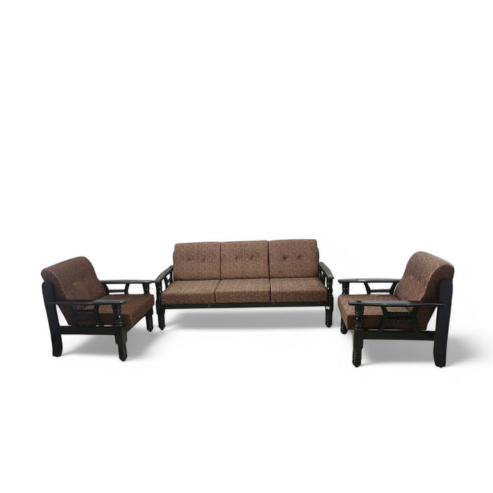 3+1+1 Seater Wooden Sofa Set