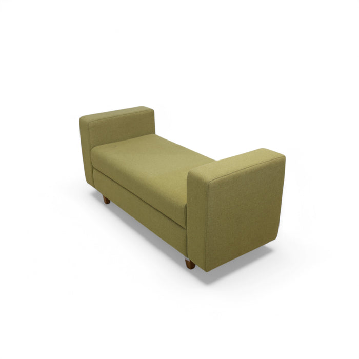 Upholstered Couch with Armrests