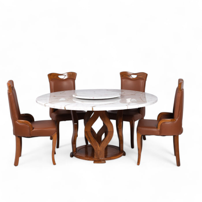 Majestica Round 4 Seater Dining Set
