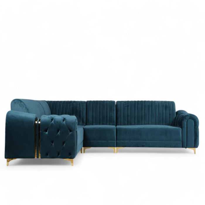 Classic Chesterfield L Shaped Sofa