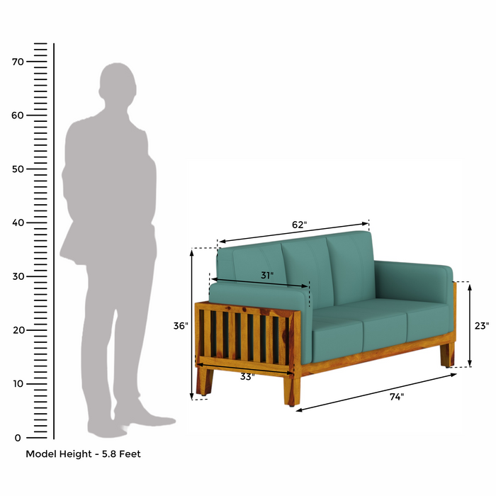 Wooden Sofa Set (3+2 Seater)