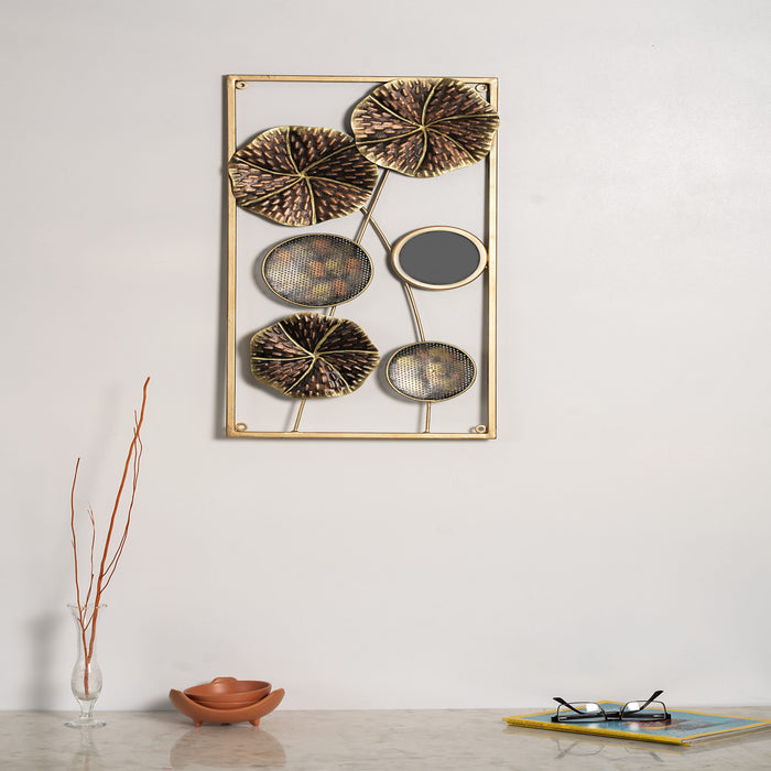 W-Begonia Mirror Rectangular Frame Décor