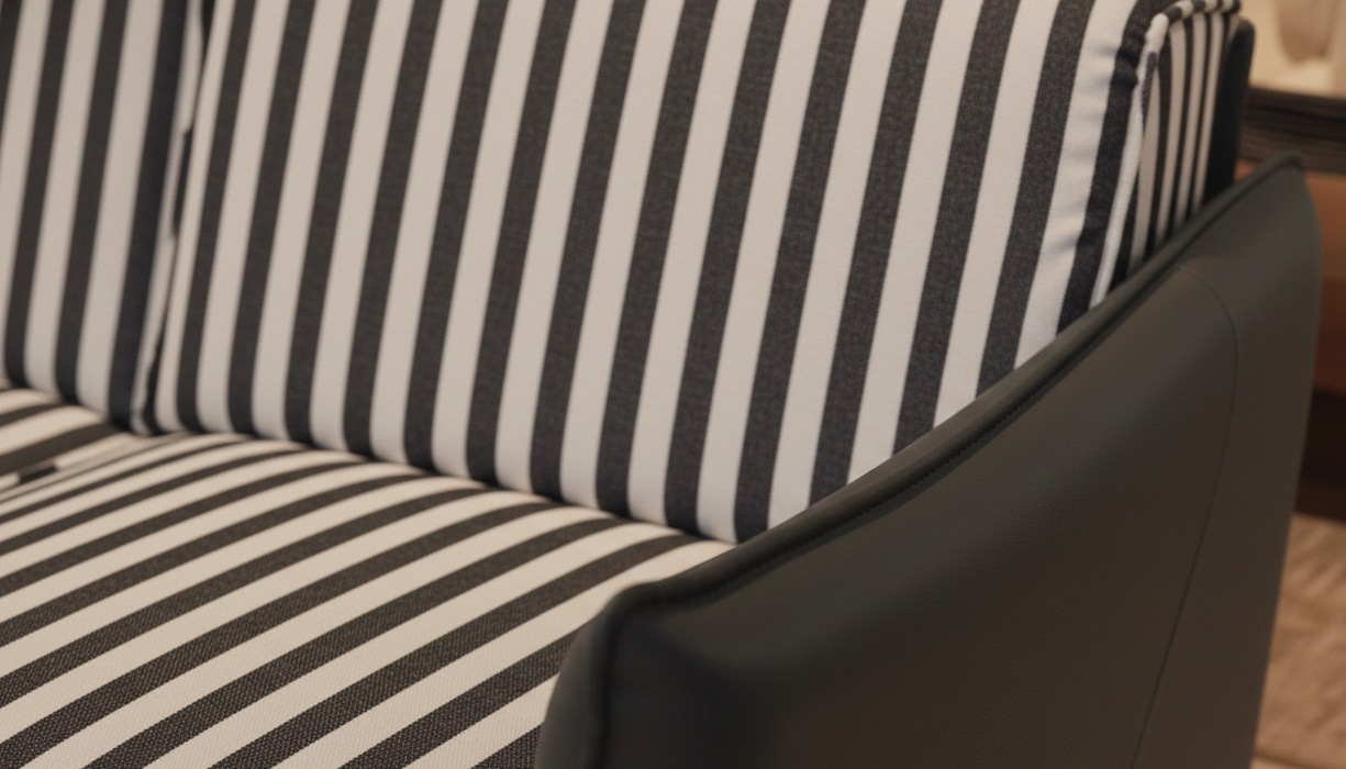 The Monaco Stripe Sofa