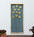 This metal wall decor uses a beautiful natural motif and gives it a clean modern twist. It's handcrafted using wrought iron to create an engaging look ideal for lending a unique look to any wall.which complements a nature inspired decor. It is an excellent enhancement for a modern home decoration.