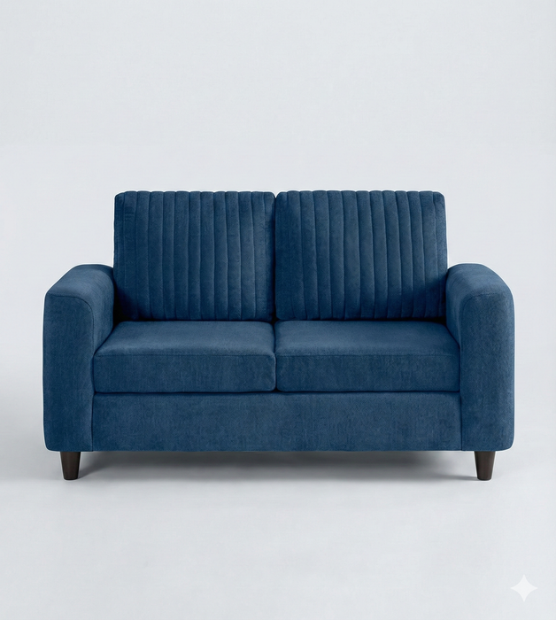 Sleepyhead Tilt - 2 Seater Lounger Sofa with Adjustable Backrest (Fabric, Berry Blue)| Sofa Cum Lounger|Push Back Mechanism|Plush and Luxurious|Sit & Lounge