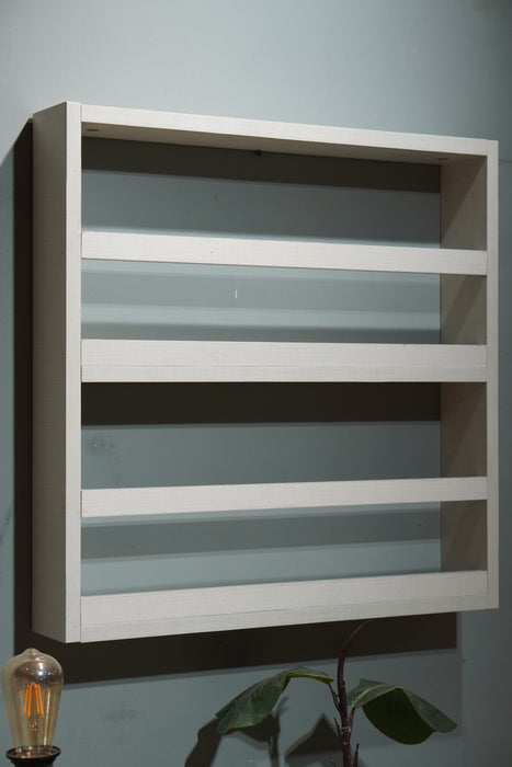 Wood Bookshelf 24 Inches Set Of 3, Wall Mounted Nursery Book Shelves, Kids Room, Kitchen Spice Rack, Book Shelf, White