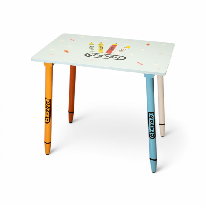 Crayon-Themed Kids Study Table and Chair Set