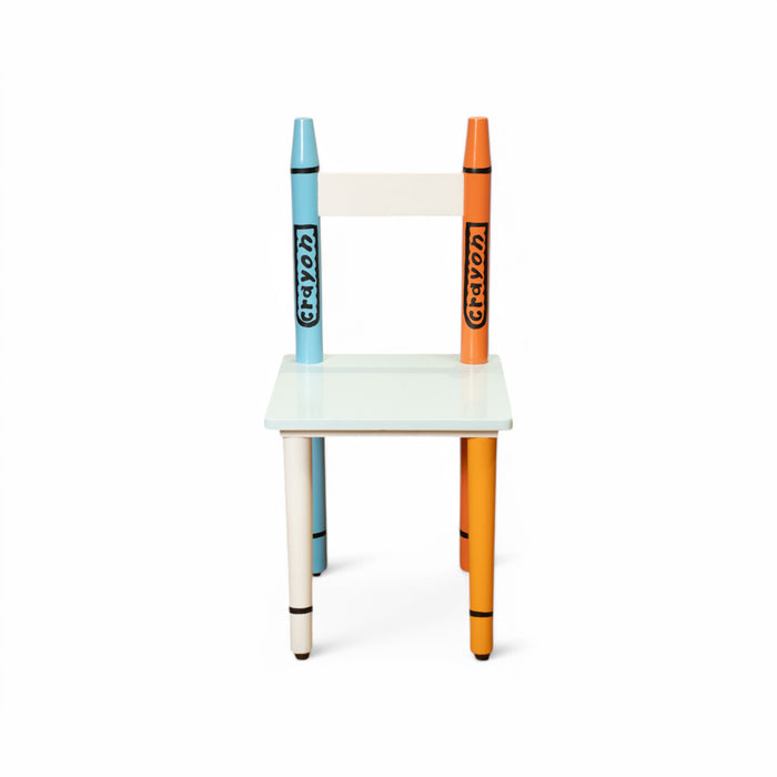 Crayon-Themed Kids Study Table and Chair Set