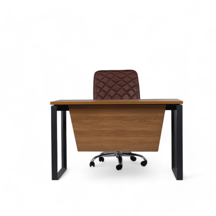 Process Wood And Metal Office Table
