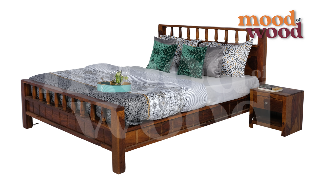 Sheesham Wood Jodhpur Style Bed By Mood Of Wood