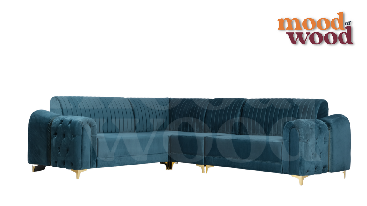 Classic Chesterfield L Shaped Sofa By Mood Of Wood spp 1.43