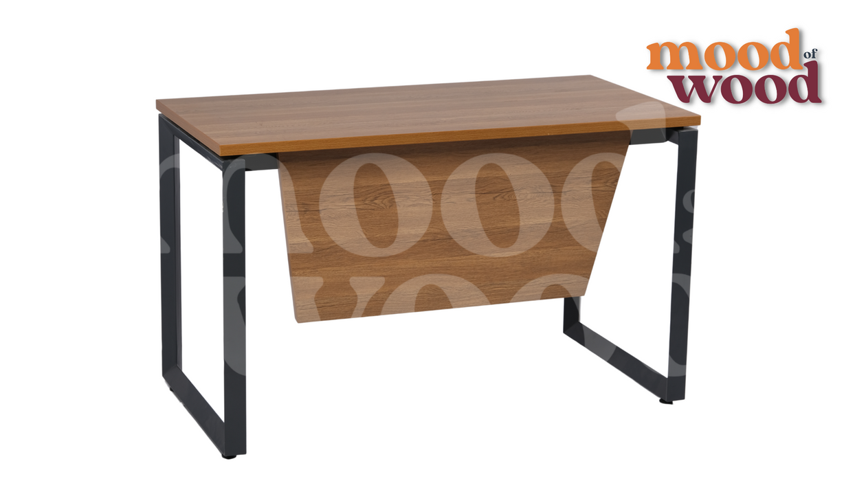 Wood And Metal Office Table