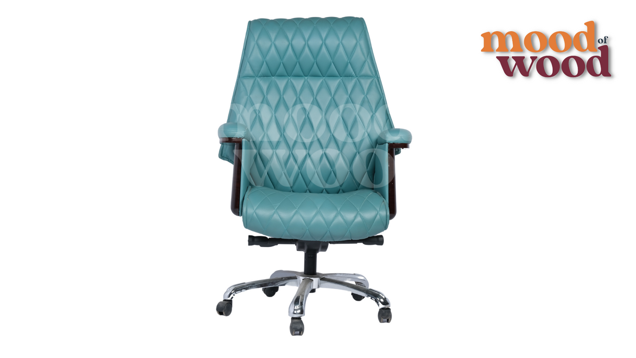 Sage High Back Executive Chair Mint Colour By Mood Of Wood