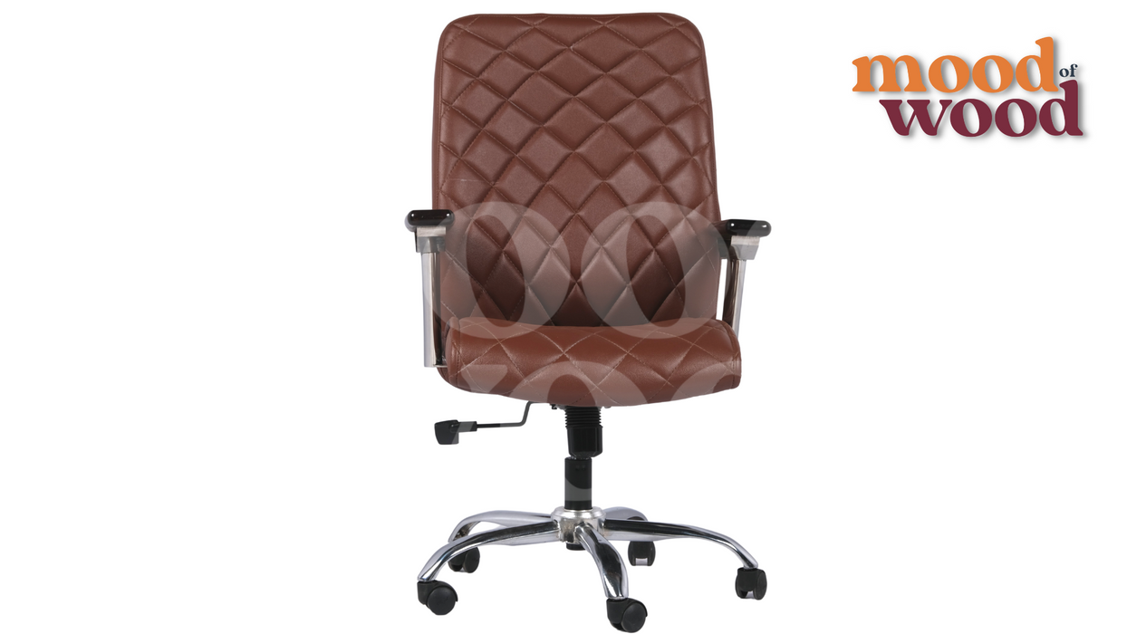 Status Boss Chair Brown Colour By Mood Of Wood