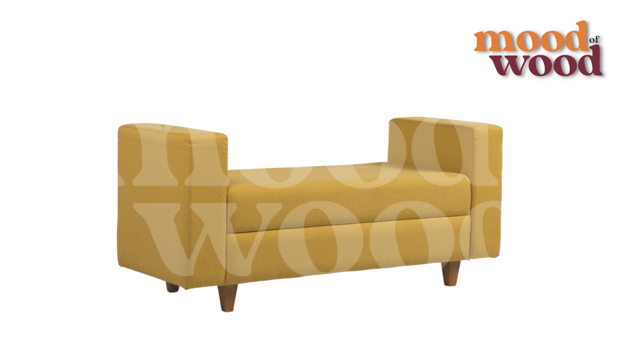 Andrew Yellow Colour Couch By Mood Of Wood