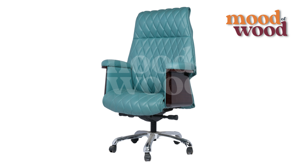 Sage High Back Executive Chair Mint Colour By Mood Of Wood