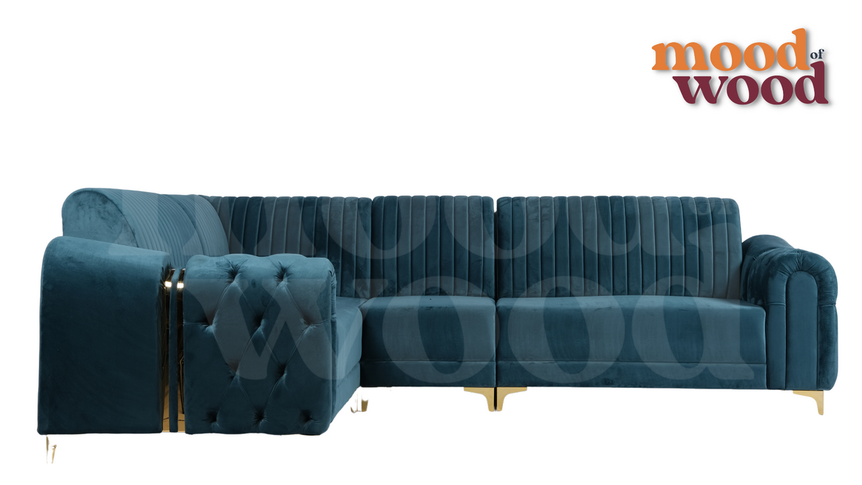 Classic Chesterfield L Shaped Sofa By Mood Of Wood spp 1.43