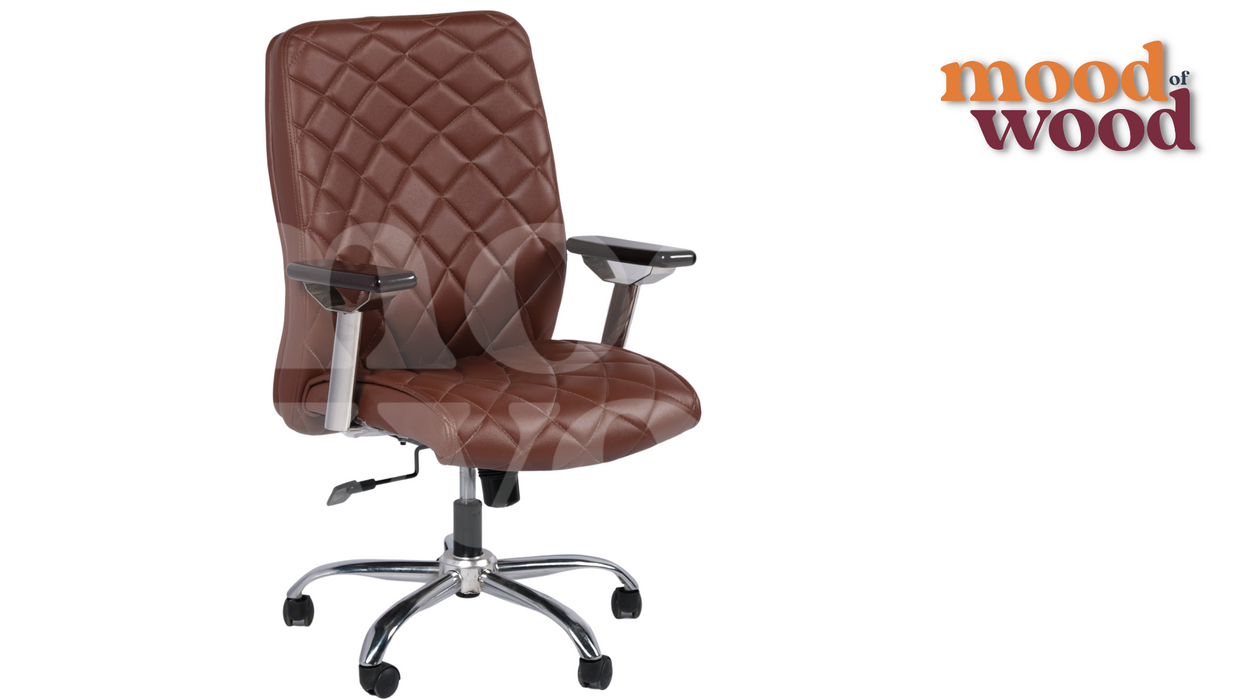 Status Boss Chair Brown Colour By Mood Of Wood