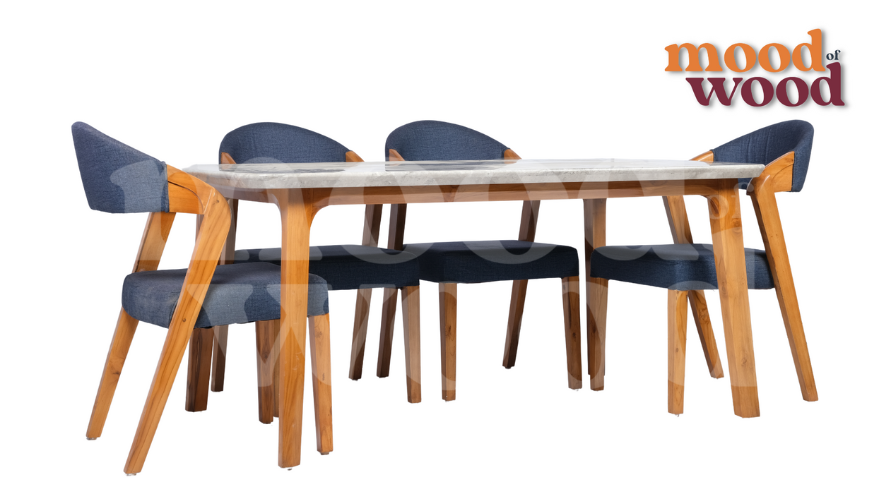 6 Seater Dining Set By Mood Of Wood