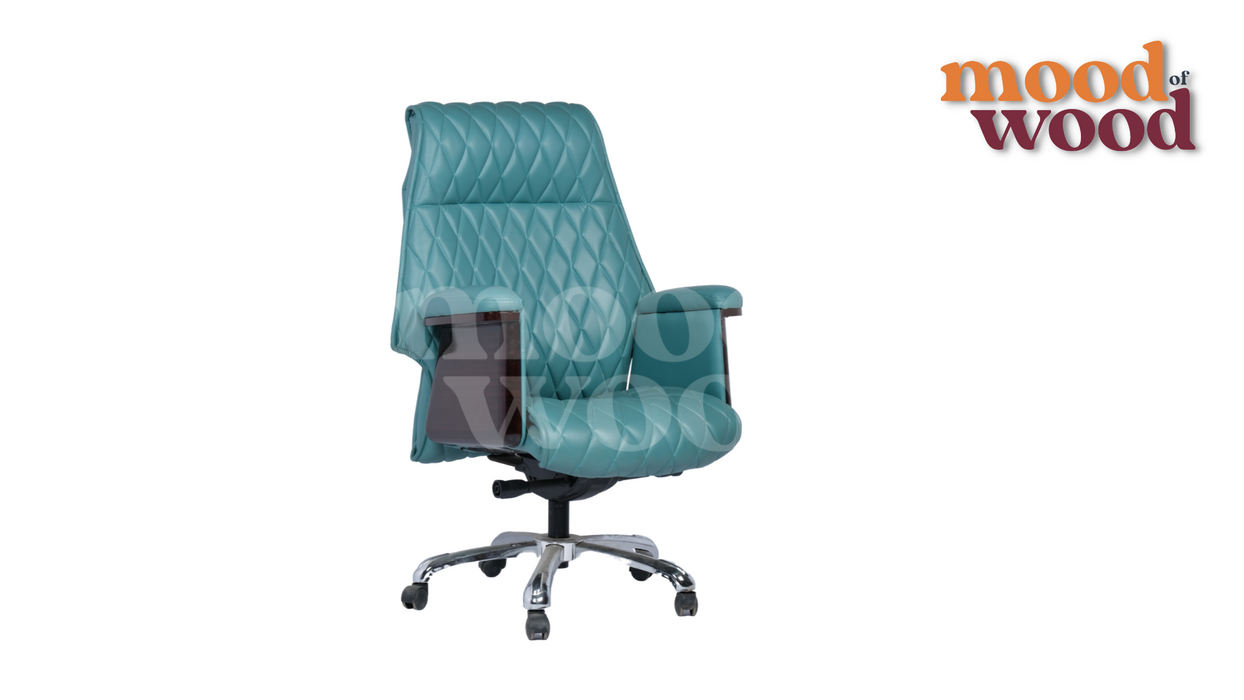 Sage High Back Executive Chair Mint Colour By Mood Of Wood