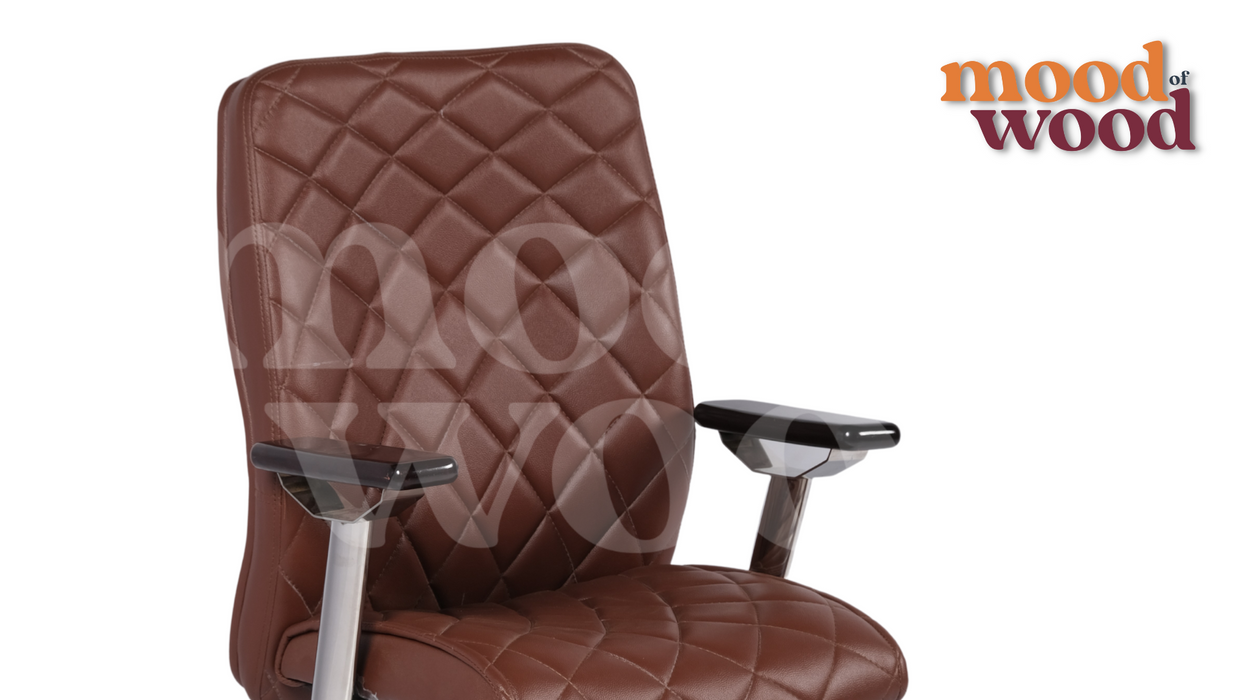 Status Boss Chair Brown Colour By Mood Of Wood