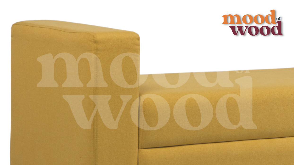 Andrew Yellow Colour Couch By Mood Of Wood