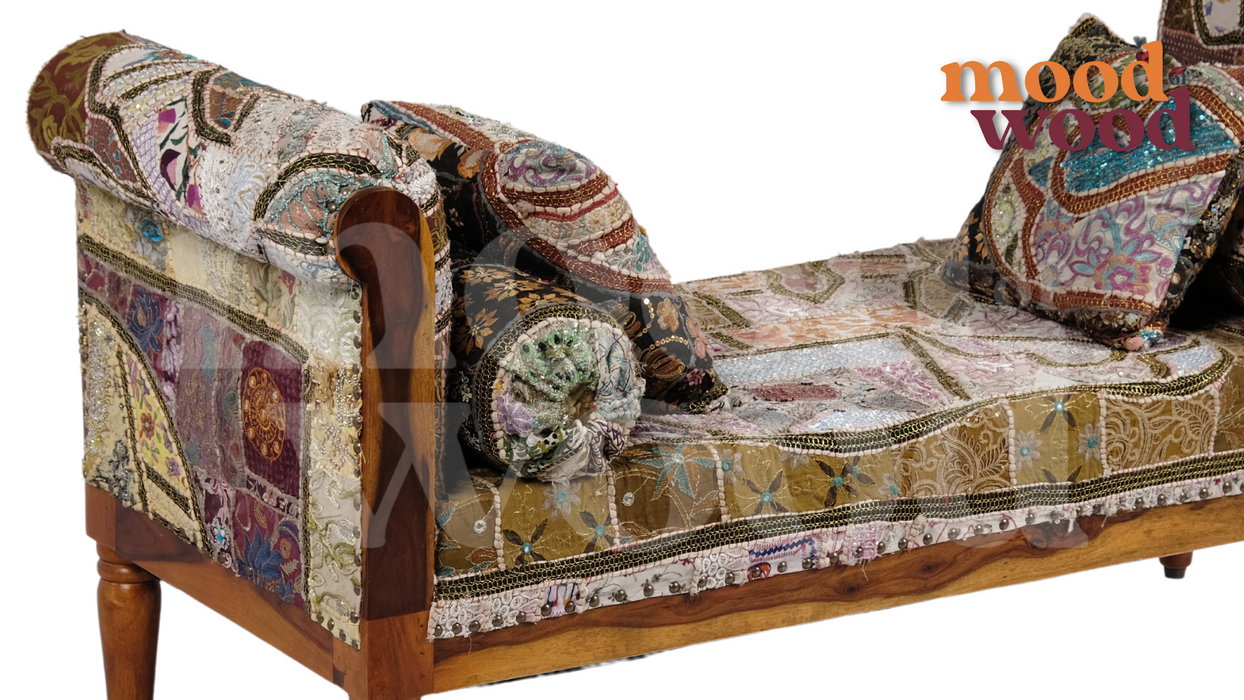 Full Rajwadi Style Wooden Couch By Mood Of Wood