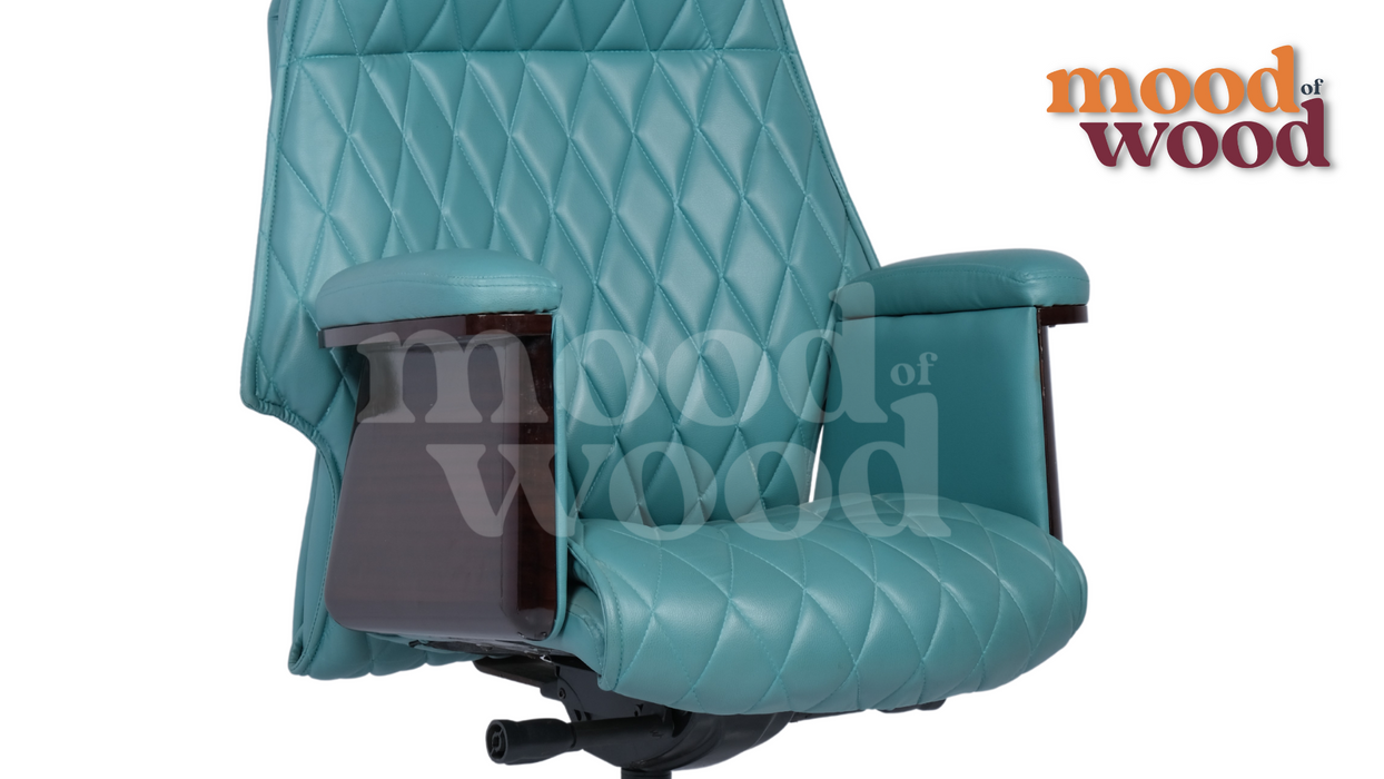 Sage High Back Executive Chair Mint Colour By Mood Of Wood