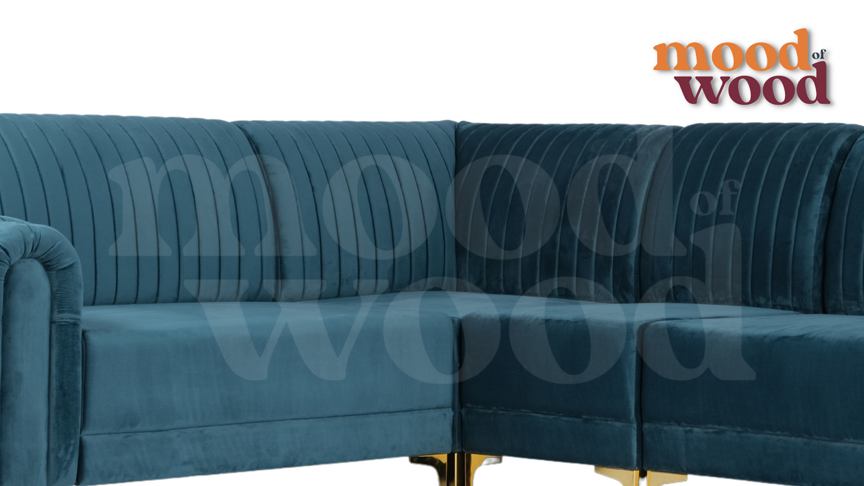 Classic Chesterfield L Shaped Sofa By Mood Of Wood spp 1.43