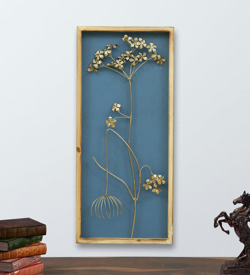 This metal wall decor uses a beautiful natural motif and gives it a clean modern twist. It's handcrafted using wrought iron to create an engaging look ideal for lending a unique look to any wall.which complements a nature inspired decor. It is an excellent enhancement for a modern home decoration.