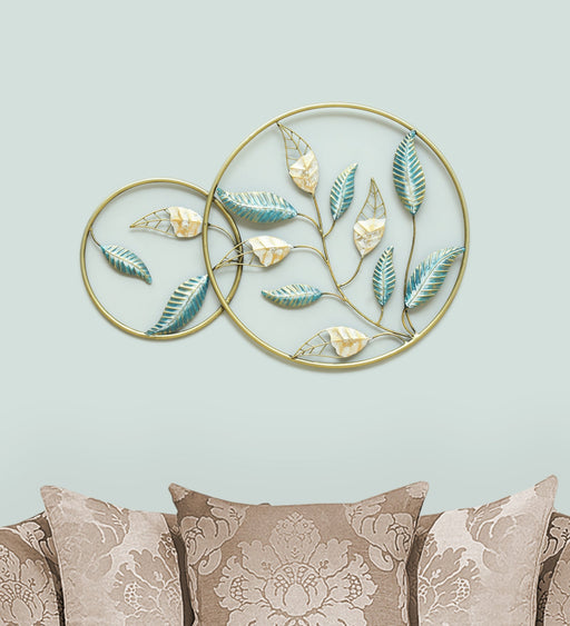 Pairing the beauty of nature with the rugged look of metal, this wall accent is sure to catch the eye no matter where it’s placed on your walls. create a circular shape that brings beauty and elegance to your décor. Hang this wrought iron wall art in your living room or home office to give your decor a refined and stunning accent.